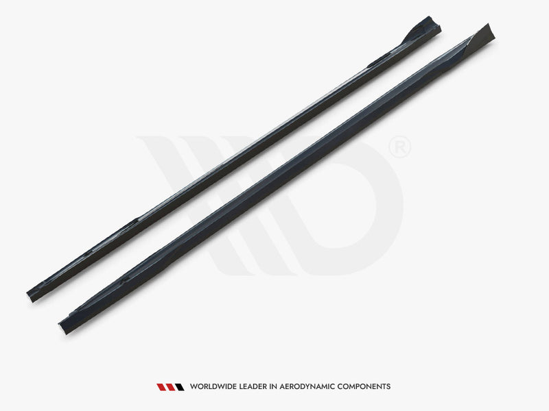 Maxton Design Side Skirts Diffusers V.3 Audi A3 S-Line Sedan / S3 Sedan 8Y Facelift