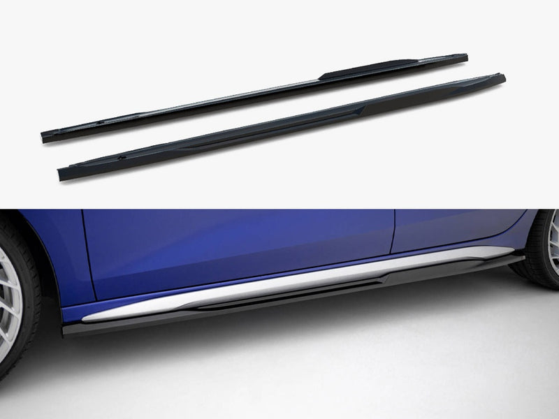 Maxton Design Side Skirts Diffusers V.2 Audi A3 S-Line Sedan / S3 Sedan 8Y Facelift