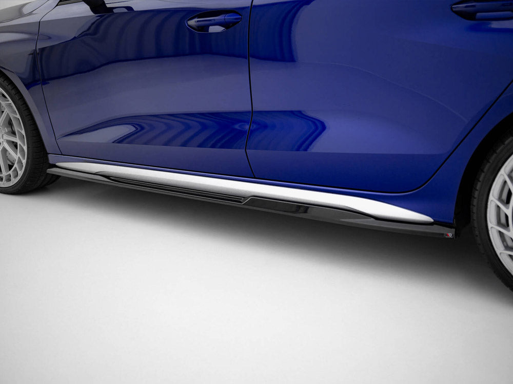 Maxton Design Side Skirts Diffusers V.2 Audi A3 S-Line Sedan / S3 Sedan 8Y Facelift
