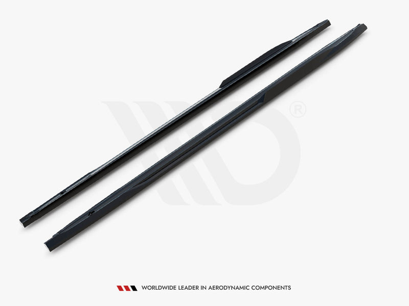Maxton Design Side Skirts Diffusers V.2 Audi A3 S-Line Sedan / S3 Sedan 8Y Facelift