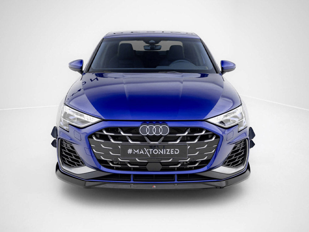 Maxton Design Front Splitter V.3 Audi A3 S-Line Sedan / S3 Sedan 8Y Facelift