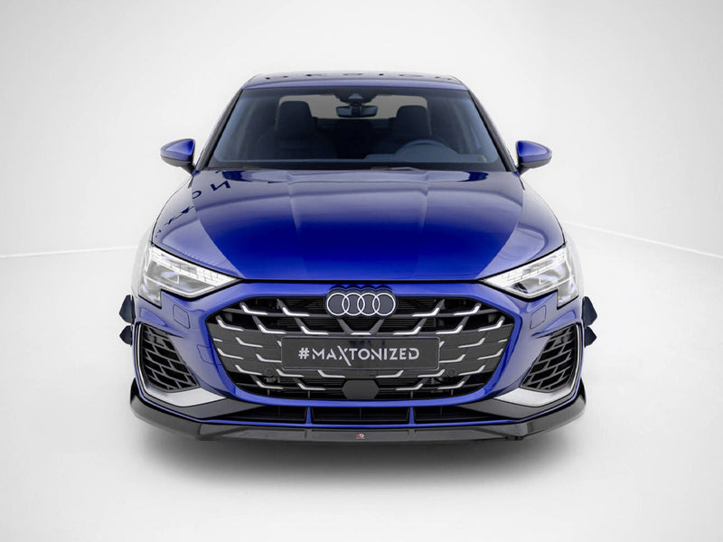 Maxton Design Front Splitter V.3 Audi A3 S-Line Sedan / S3 Sedan 8Y Facelift