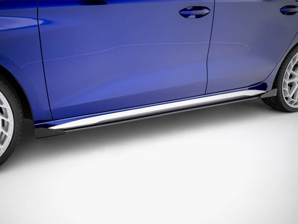 Maxton Design Street PRO Side Skirts Diffusers + Flaps Audi A3 S-Line Sedan / S3 Sedan 8Y Facelift
