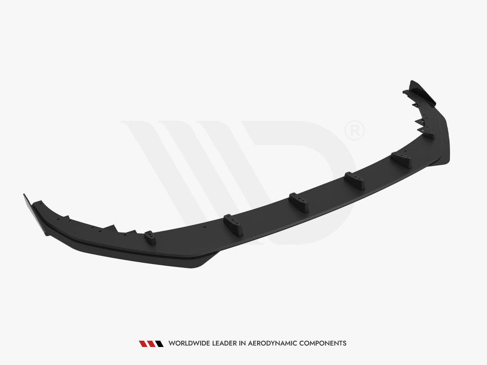 Maxton Design Street PRO Front Splitter V.1 + Flaps Audi A3 S-Line Sedan / S3 Sedan 8Y Facelift