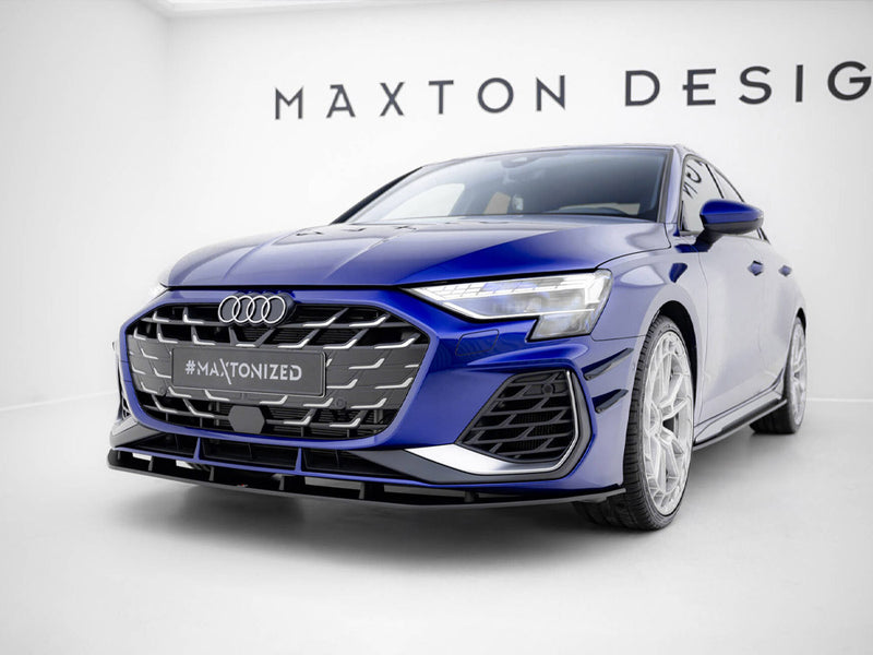 Maxton Design Street PRO Front Splitter Audi A3 S-Line Sedan / S3 Sedan 8Y Facelift