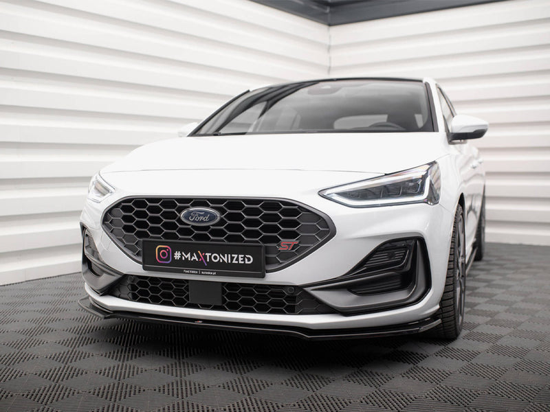 Maxton Design Front Splitter V.1 Ford Focus ST / ST-Line Mk4 Facelift