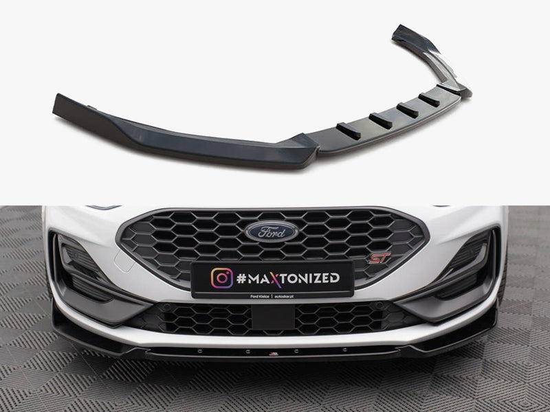 Maxton Design Front Splitter V.7 Ford Focus ST / ST-Line Mk4 Facelift