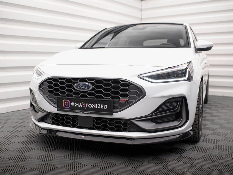Maxton Design Front Splitter V.8 Ford Focus ST / ST-Line Mk4 Facelift