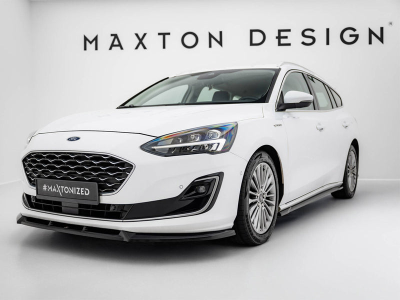 Maxton Design Front Splitter V.2 Ford Focus Vignale Mk4