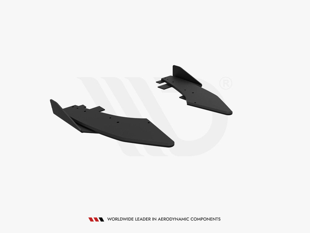Maxton Design Street Pro Rear Side Splitters + Flaps Audi S3 Sedan 8Y Facelift