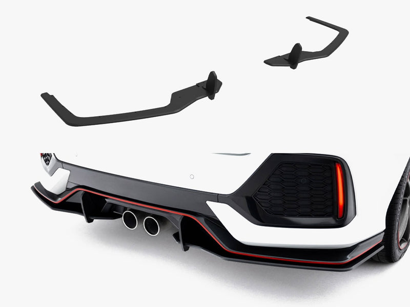 Maxton Design Street Pro Rear Side Splitters Honda Civic Sport Mk10
