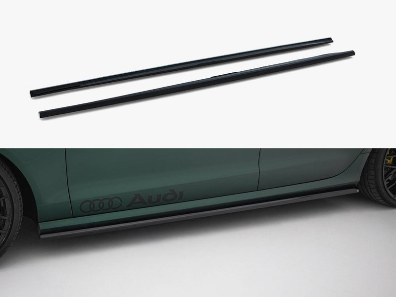 Maxton Design Side Skirts Diffusers V.2 Audi A6 S-Line / S6 C7