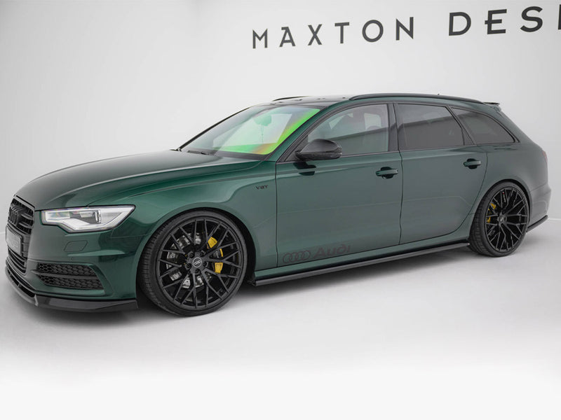 Maxton Design Side Skirts Diffusers V.2 Audi A6 S-Line / S6 C7