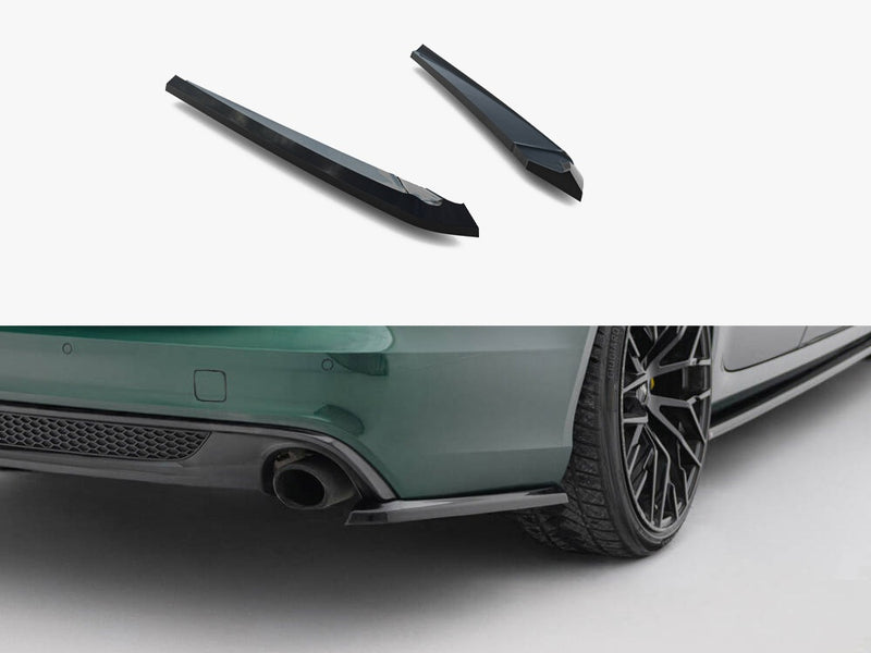 Maxton Design Rear Side Splitters V.2 Audi A6 S-Line Avant C7