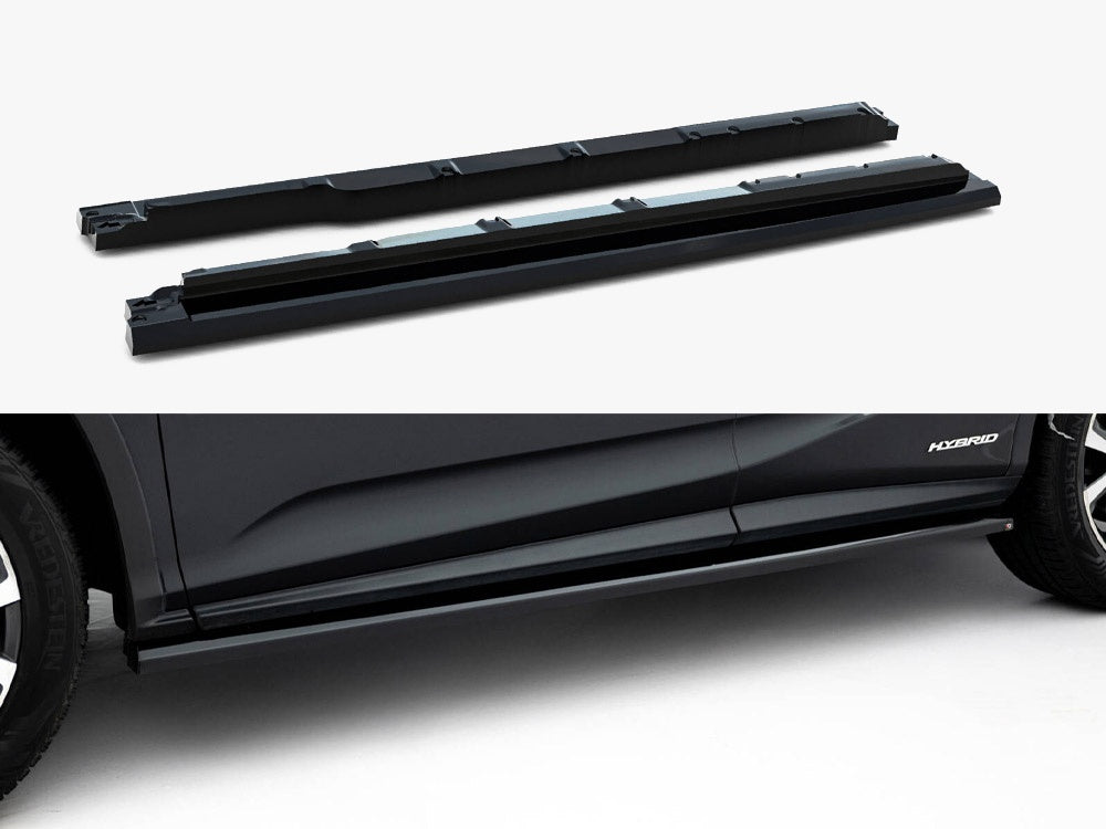 Maxton Design Side Skirts Diffusers V.2 Lexus RX Mk4 Facelift (version without OEM step rails)