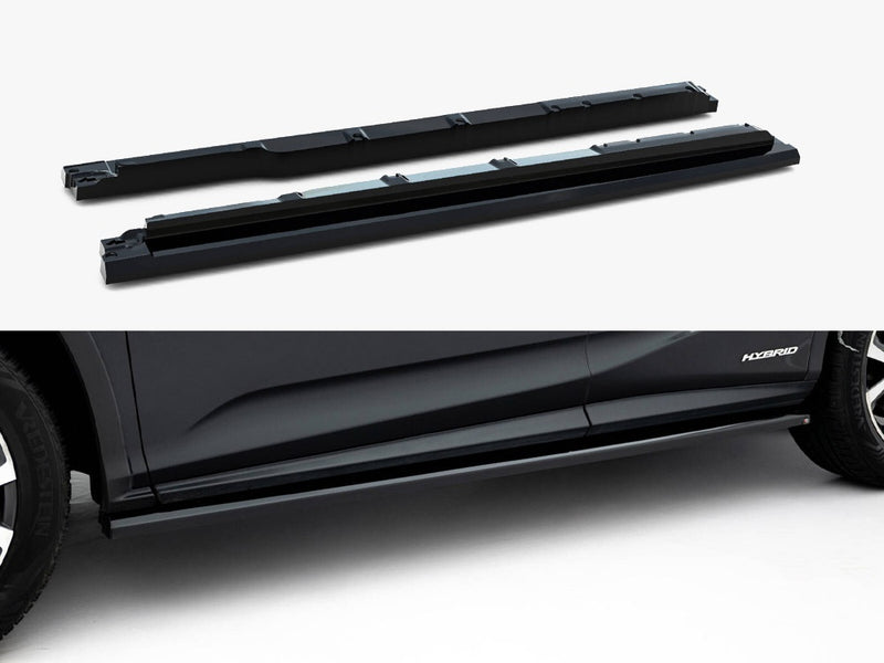 Maxton Design Side Skirts Diffusers V.2 Lexus RX Mk4 Facelift (version without OEM step rails)