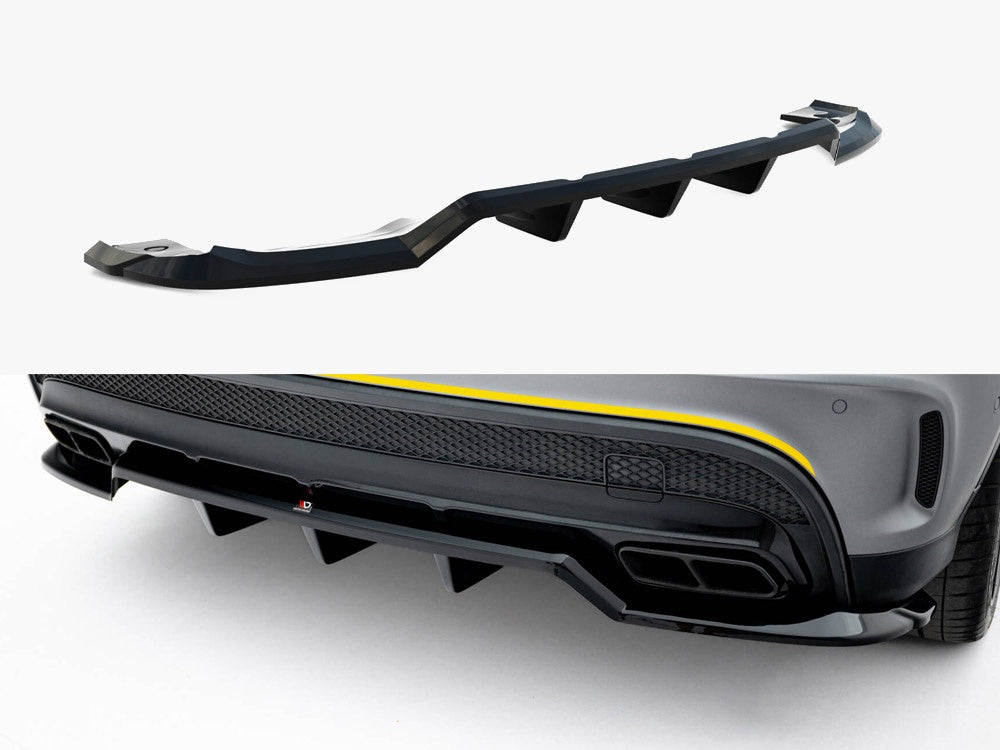 Maxton Design Rear Splitter (Vertical Bars) V.2 Mercedes-Benz GLA 45 AMG X156