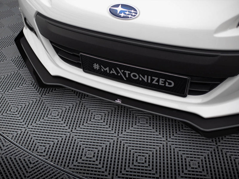 Maxton Design Street PRO Front Splitter V.1 + Flaps Subaru BRZ Mk1