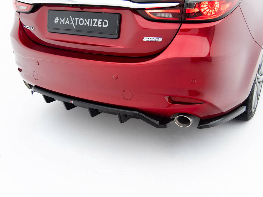 Maxton Design Rear Side Splitters V.2 Mazda 6 Mk3 Facelift
