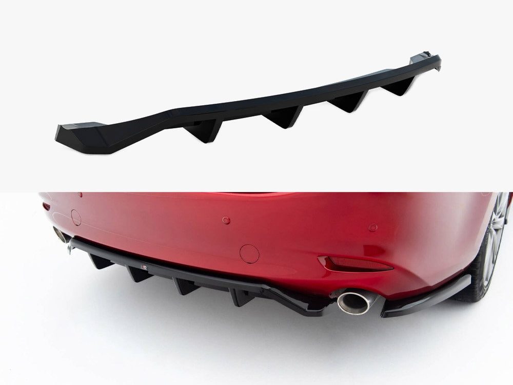 Maxton Design Rear Splitter (Vertical Bars) Mazda 6 Mk3 Facelift