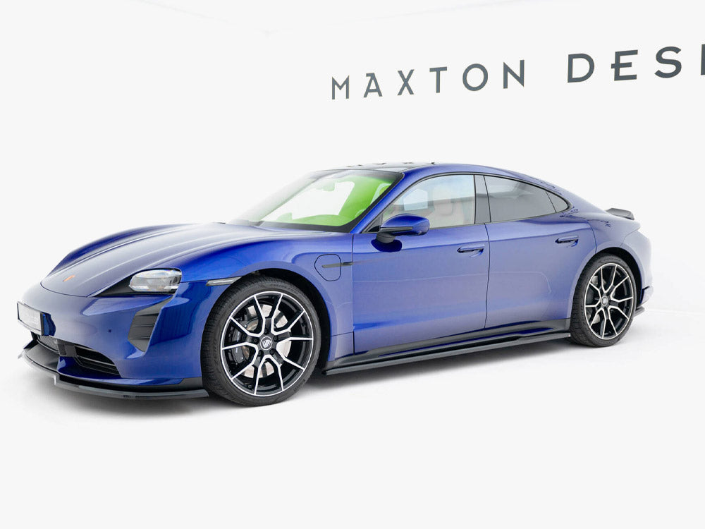 Maxton Design Side Skirts Diffusers Porsche Taycan Turbo S Mk1