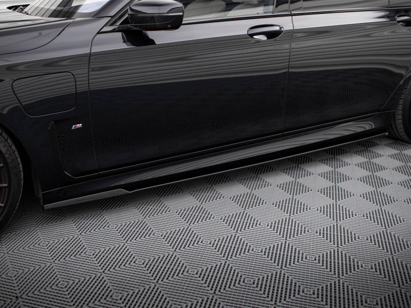 Maxton Design Side Skirts Diffusers V.2 BMW 7 Long M-Pack G12