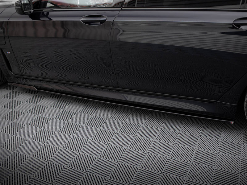 Maxton Design Side Skirts Diffusers V.2 BMW 7 Long M-Pack G12