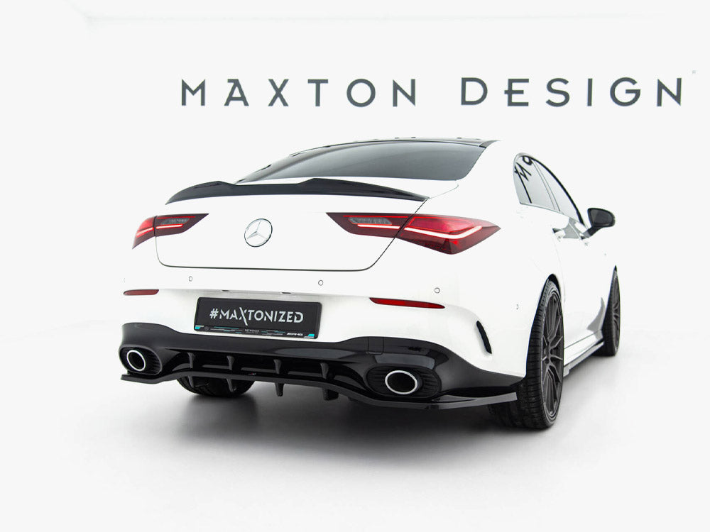 Maxton Design Spoiler CAP 3D Mercedes-Benz CLA Coupe C118 Facelift