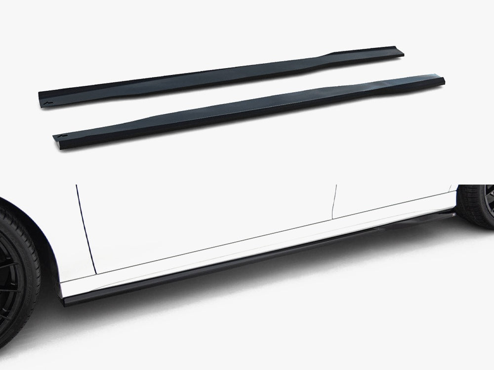 Maxton Design Side Skirts Diffusers Mercedes-AMG CLA 35 / 45 Coupe / Shooting Brake C118 Facelift / X118 Facelift