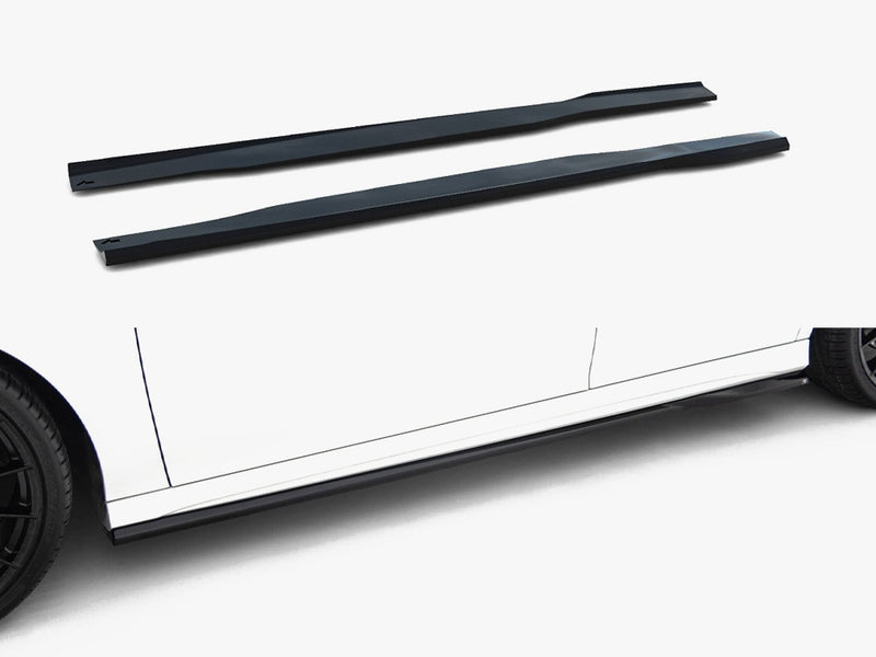 Maxton Design Side Skirts Diffusers Mercedes-AMG CLA 35 / 45 Coupe / Shooting Brake C118 Facelift / X118 Facelift