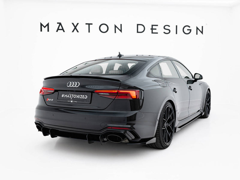 Maxton Design Street Pro Rear Side Splitters + Flaps Audi RS5 Coupe / Sportback F5