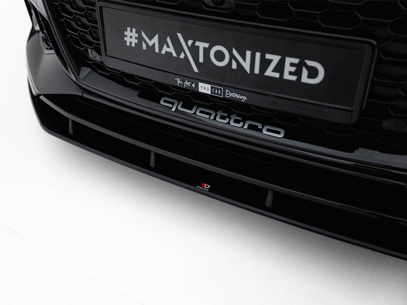 Maxton Design Street PRO Front Splitter Audi RS5 Coupe / Sportback F5