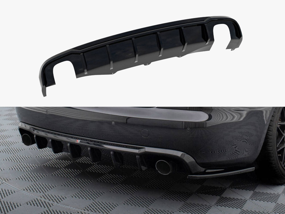 Maxton Design Rear Valance Audi A4 B8 Facelift (Version with single exhausts on both sides)