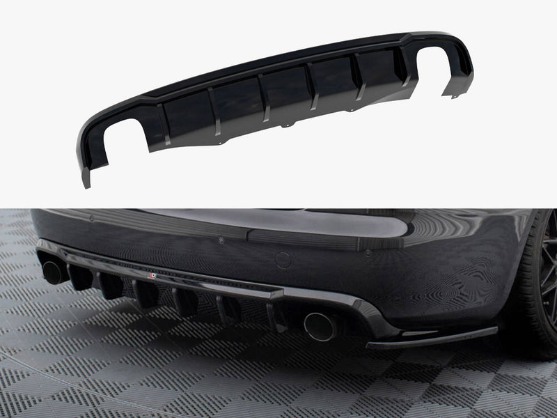 Maxton Design Rear Valance Audi A4 B8 Facelift (Version with single exhausts on both sides)