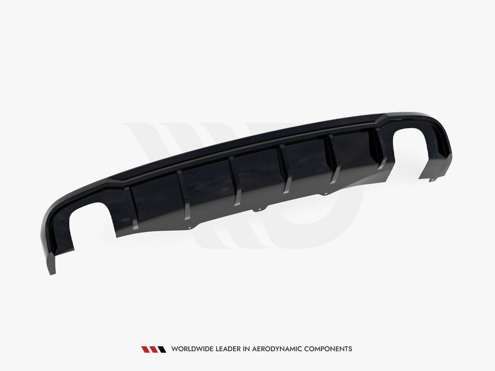 Maxton Design Rear Valance Audi A4 B8 Facelift (Version with single exhausts on both sides)
