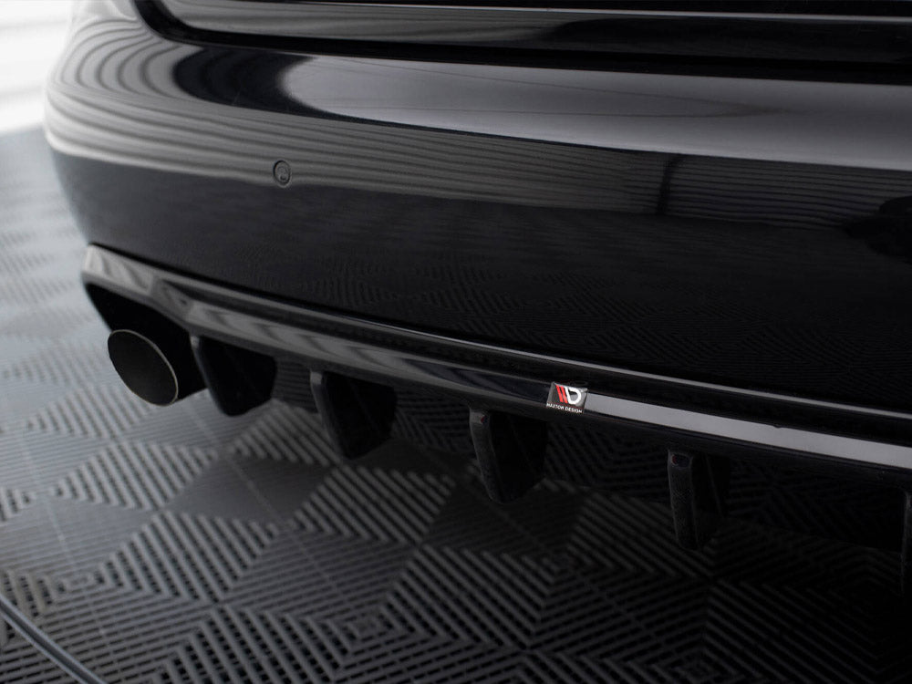 Maxton Design Rear Valance Audi A4 B8 Facelift (Version with single exhausts on both sides)