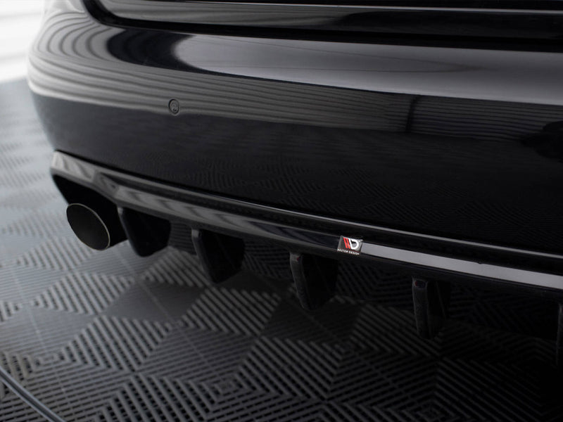 Maxton Design Rear Valance Audi A4 B8 Facelift (Version with single exhausts on both sides)