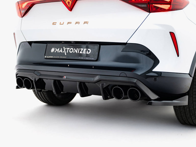 Maxton Design Rear Valance V.3 + Exhaust Ends Imitation Cupra Formentor Mk1 Facelift