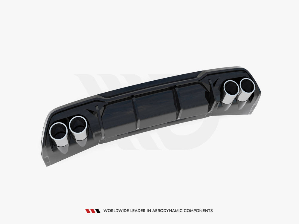 Maxton Design Rear Valance V.3 + Exhaust Ends Imitation Cupra Formentor Mk1 Facelift