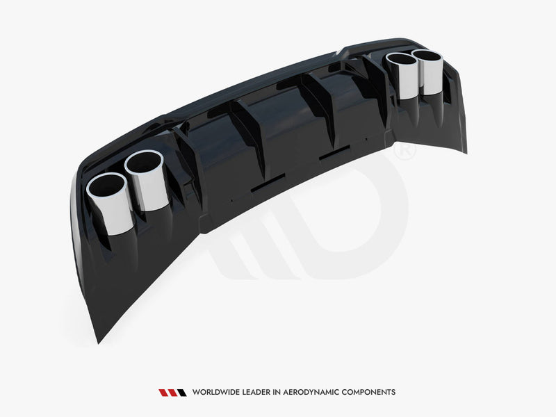Maxton Design Rear Valance V.3 + Exhaust Ends Imitation Cupra Formentor Mk1 Facelift
