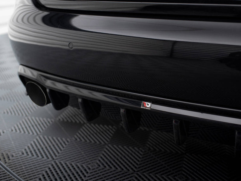 Maxton Design Rear Valance Audi A4 B8 (Version with single exhausts on both sides)