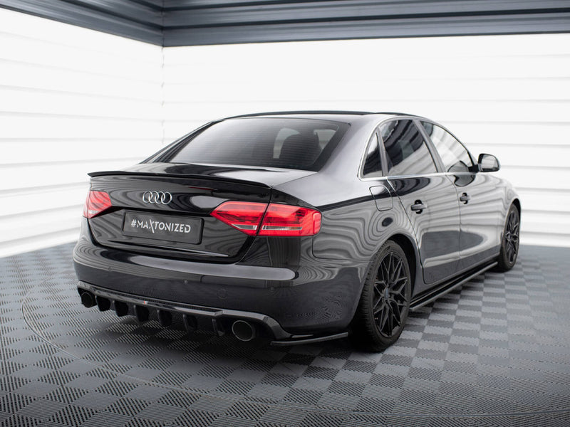 Maxton Design Rear Valance Audi A4 B8 (Version with single exhausts on both sides)