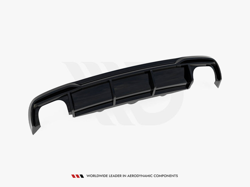 Maxton Design Rear Valance Audi A5 8T Facelift (Version with dual exhausts on both sides)