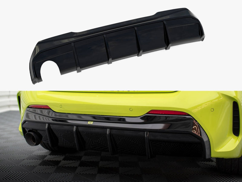 Maxton Design Rear Valance V.3 BMW 1 F40 M-Pack (Single exhaust version on one side)