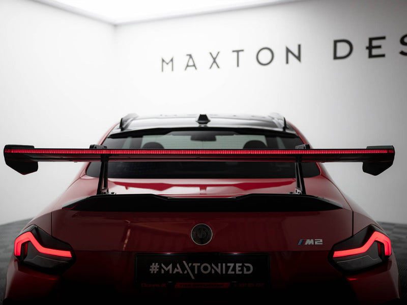 Maxton Design Carbon Spoiler With Upper Swan Mounting + LED BMW M2 G87
