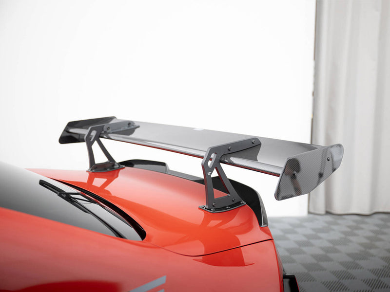 Maxton Design Carbon Spoiler With Upper Swan Mounting + LED BMW M2 G87