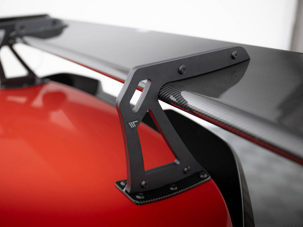 Maxton Design Carbon Spoiler With Upper Swan Mounting + LED BMW M2 G87