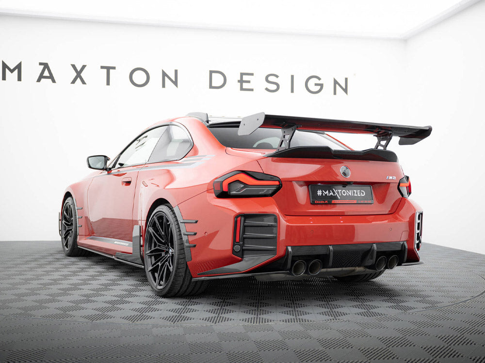 Maxton Design Carbon Spoiler With Internal Brackets Uprights BMW M2 G87