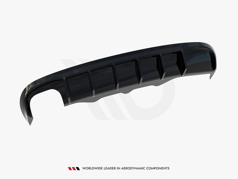 Maxton Design Rear Valance Audi A5 S-Line Sportback 8T (Version with dual exhaust tips on one side)