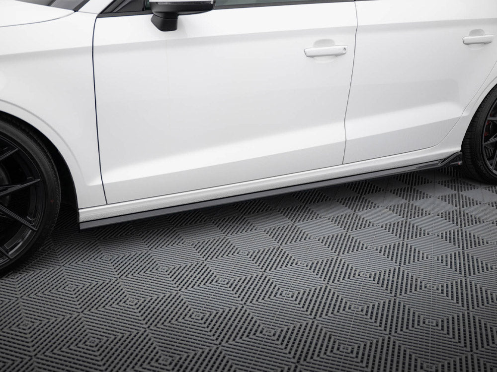Maxton Design Side Skirts Diffusers Audi A3 Sedan 8V Facelift